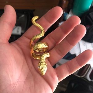 snake ring w jewel eyes